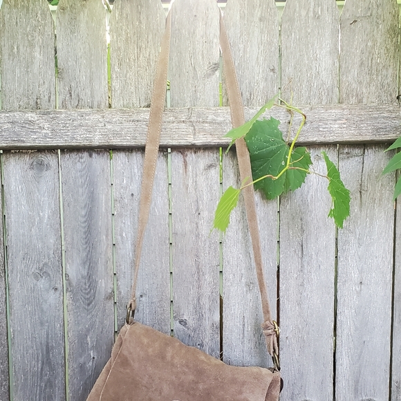 Suede Crossbody Purse - Picture 3 of 4